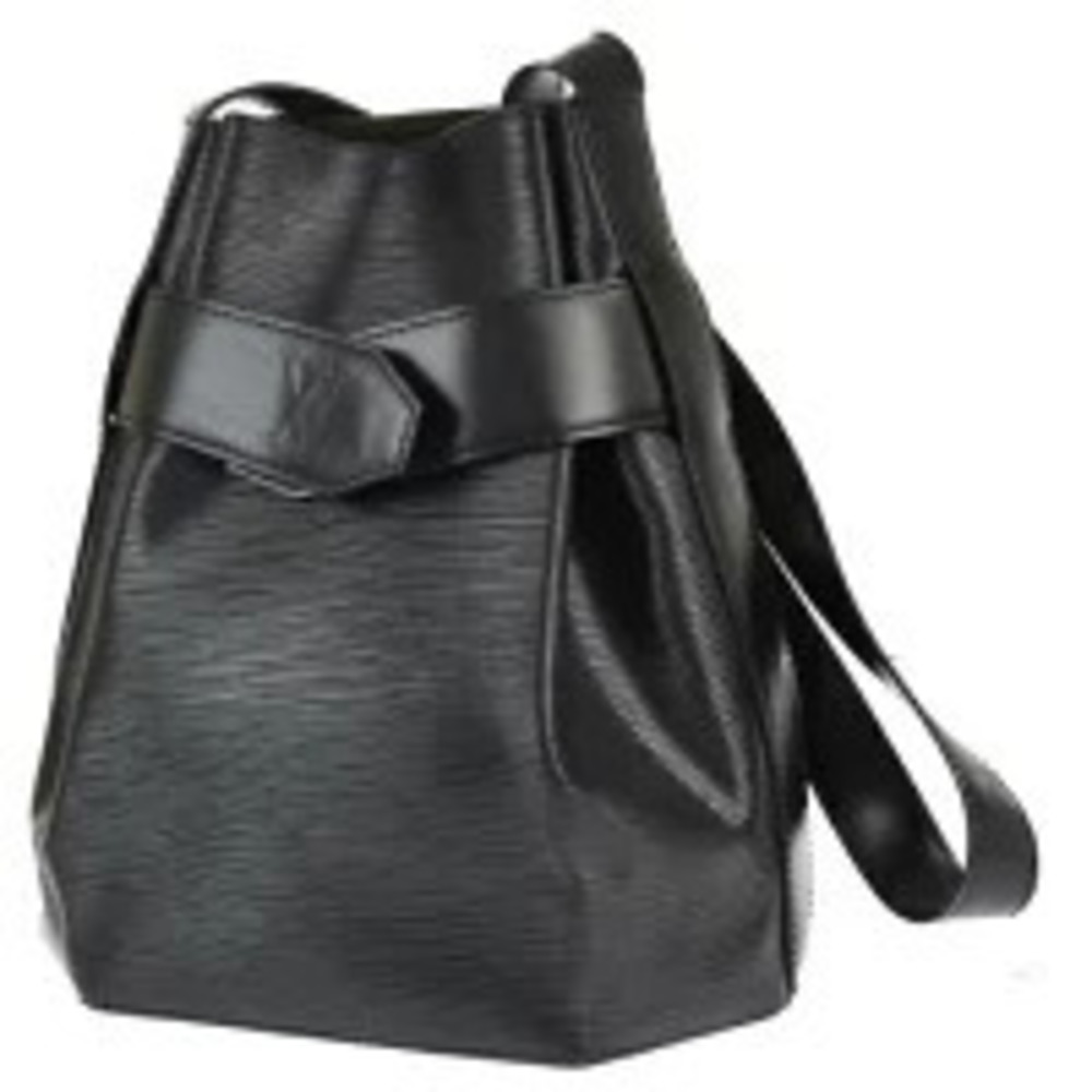 Louis Vuitton Sac Depaule Shoulder Bag Epi Leather Noir Black